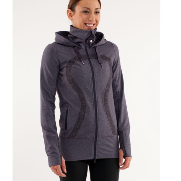 lululemon athletica Jackets & Blazers - Lululemon stride jacket black swan purple